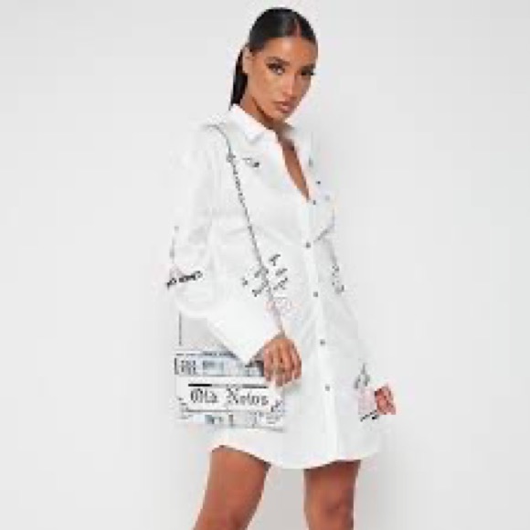 MANIERE DE VOIR GRAFFITI SHIRT DRESS - Picture 3 of 3